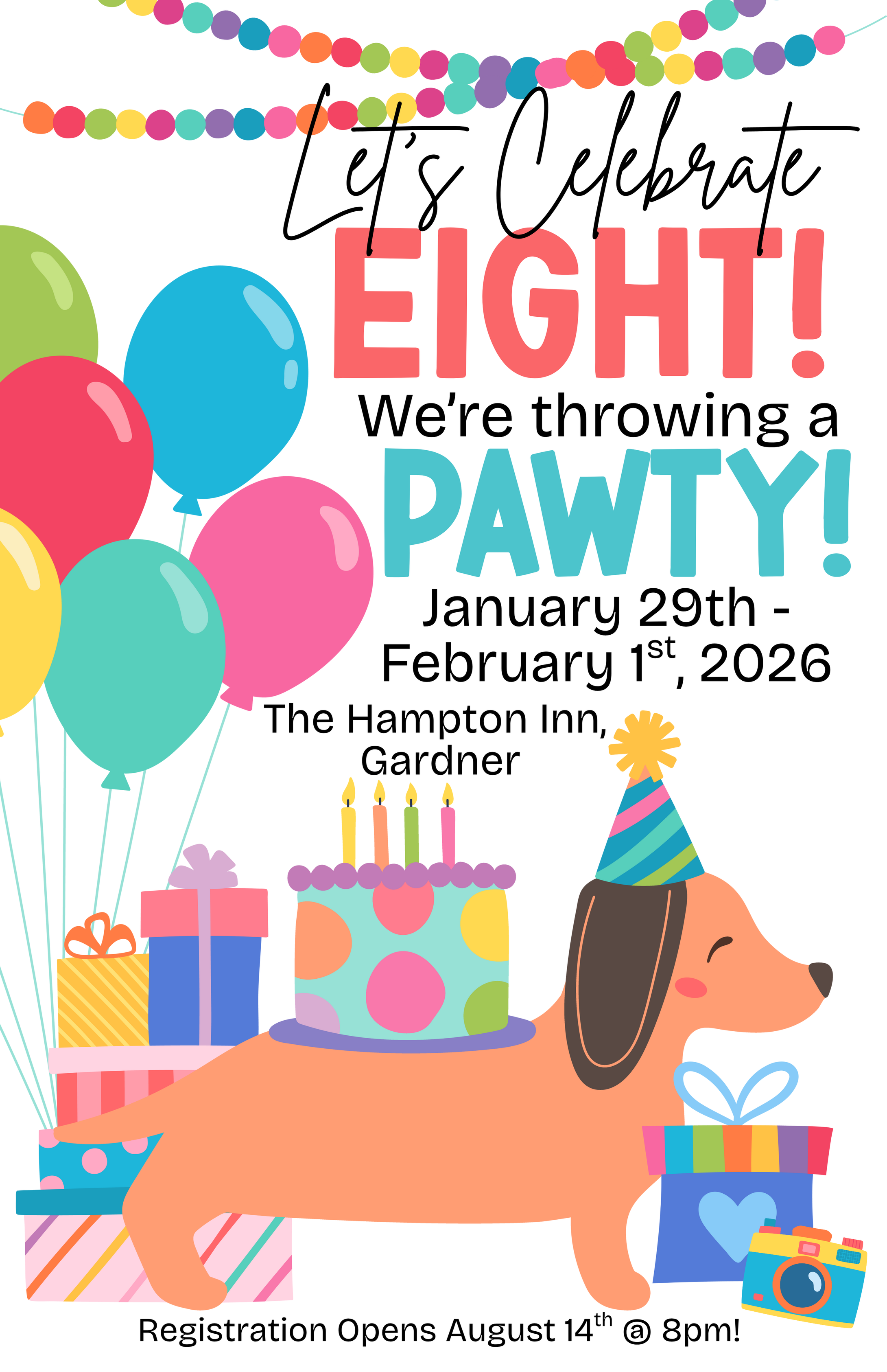 JANUARY - OUR 8TH BIRTHDAY PAWTY!