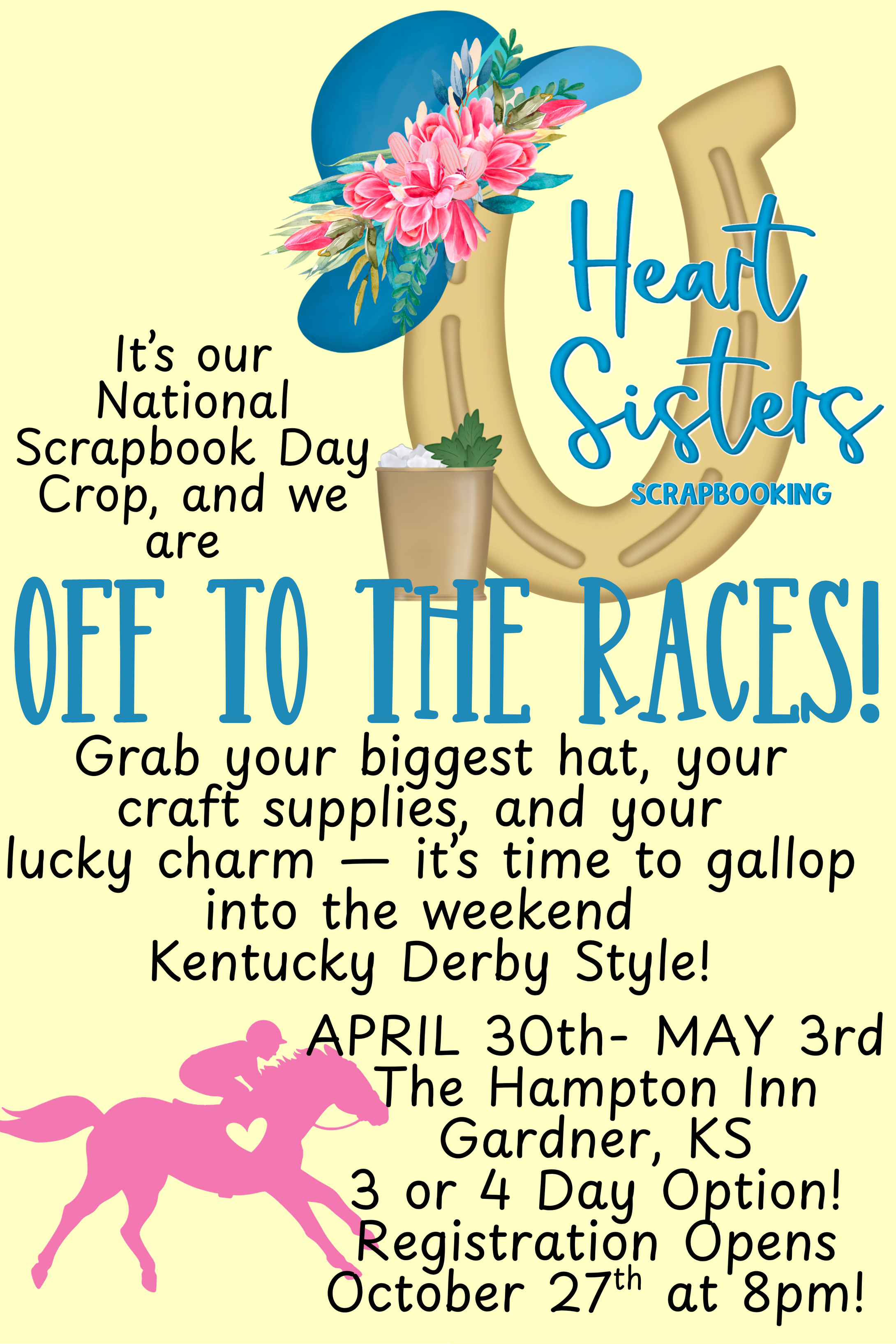 MAY NSD CROP - OFF TO THE RACES!